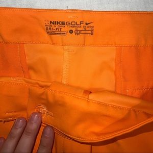 Orange Nike Golf Shorts for Women size 16
